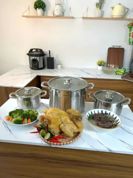 Bộ Nồi Inox 3 Món Gume Korea GMP19