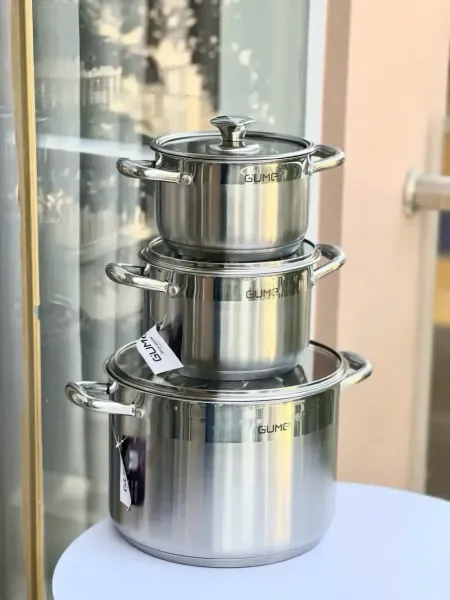 Bộ Nồi Inox 3 Món Gume Korea GMP19