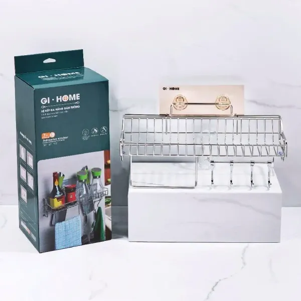 Kệ Nhà Bếp Đa Năng Cao Cấp Dán Tường GiHome Gi-82420