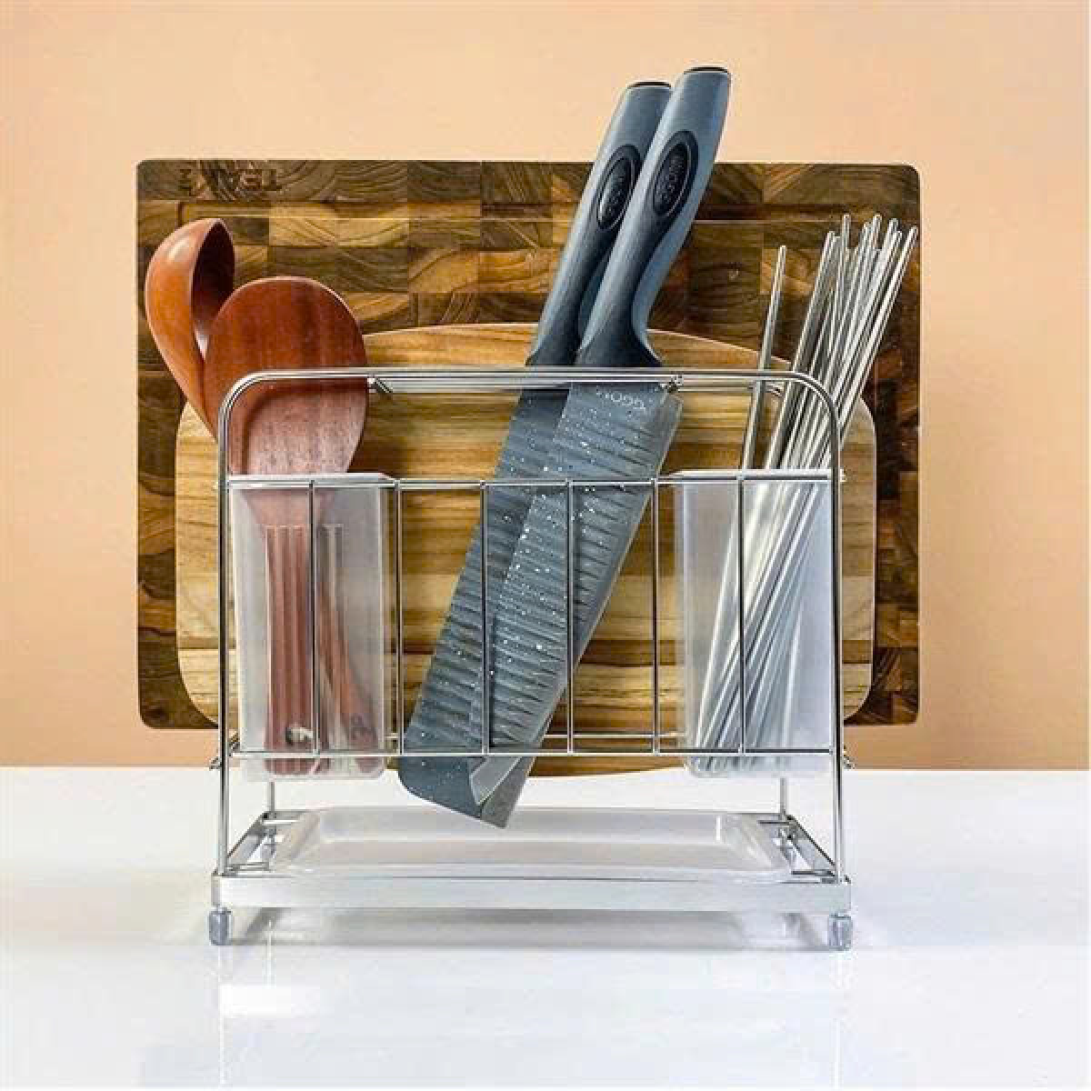 KỆ GÀI DAO THỚT DOZZI DÁN NANO