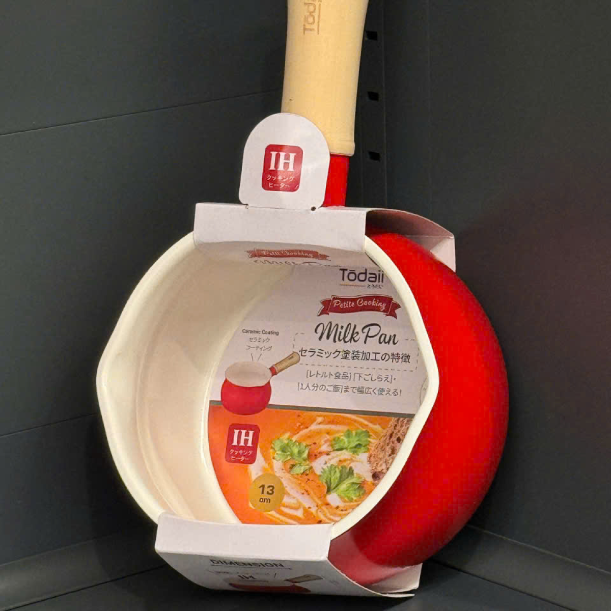 Bộ Chảo Quánh Mini Chống Dính Ceramic Cán Gỗ Todaii Nhật Bản 