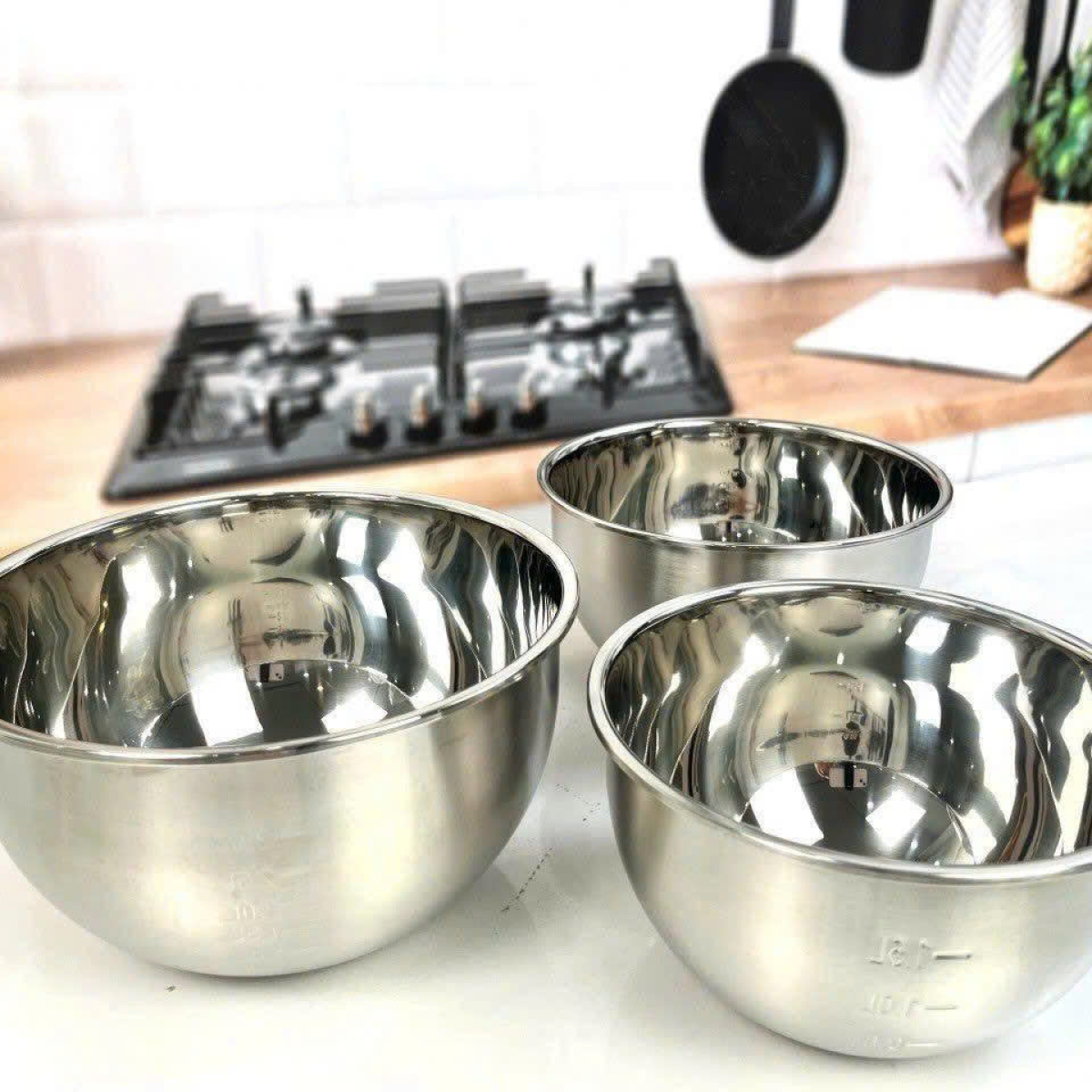 Bộ 3 Thố Trộn Inox Cao Cấp GHA303