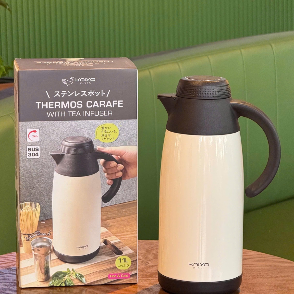 Bình Giữ Nhiệt Kaiyo Inox 304 Cao Cấp Kèm Lõi Lọc - KSV-3963