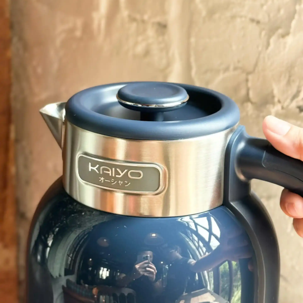 Ấm Siêu Tốc 2 Lớp Kaiyo 1.5L – Inox 304, Đế Strix UK