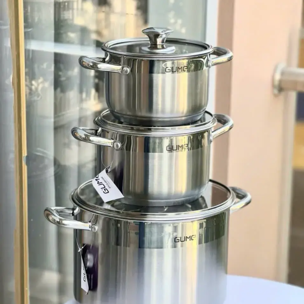Bộ Nồi Inox 3 Món Gume Korea GMP19