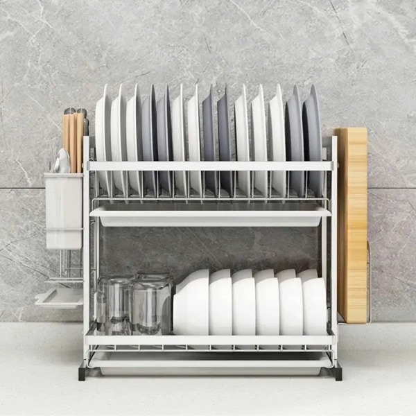 Kệ Đựng Chén Bát Đa Năng Inox 304 Cao Cấp KC02