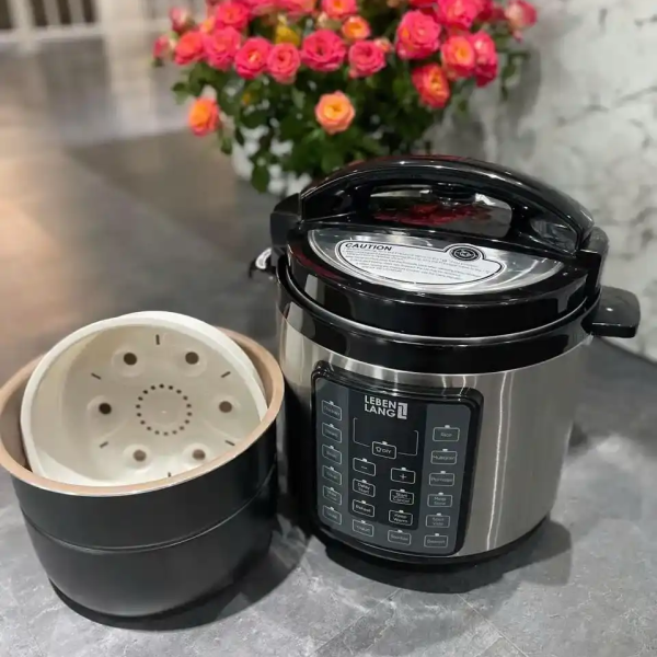 Nồi Áp Suất Điện Tử Đa Năng Lebenlang LBEE0908 1000W 6000ml