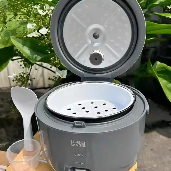 Nồi Cơm Điện Mini Lebenlang LBL0581 Dung Tích 1,2L, Lòng Nồi Inox 304 Cao Cấp - BH24T