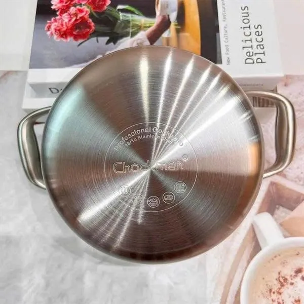 Nồi Sữa Hai Quai Chockmen CKM326 Size 16cm