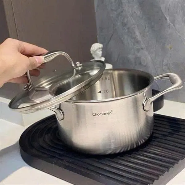 Nồi Sữa Hai Quai Chockmen CKM326 Size 16cm