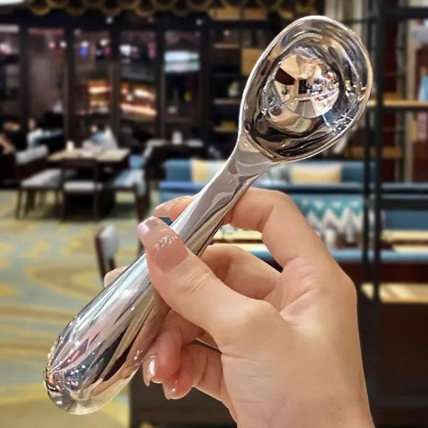 Set 2 Muỗng Ăn Kem Inox 304 – Nhỏ Gọn, Sang Trọng