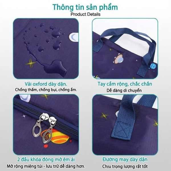 Set 3 túi đựng chăn màn KLE195