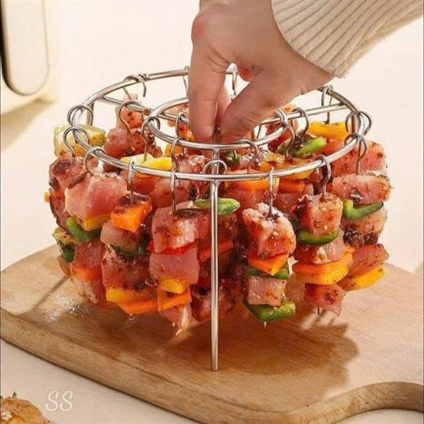 DỤNG CỤ XIÊN THỊT NƯỚNG CHO NỒI CHIÊN KO DẦU