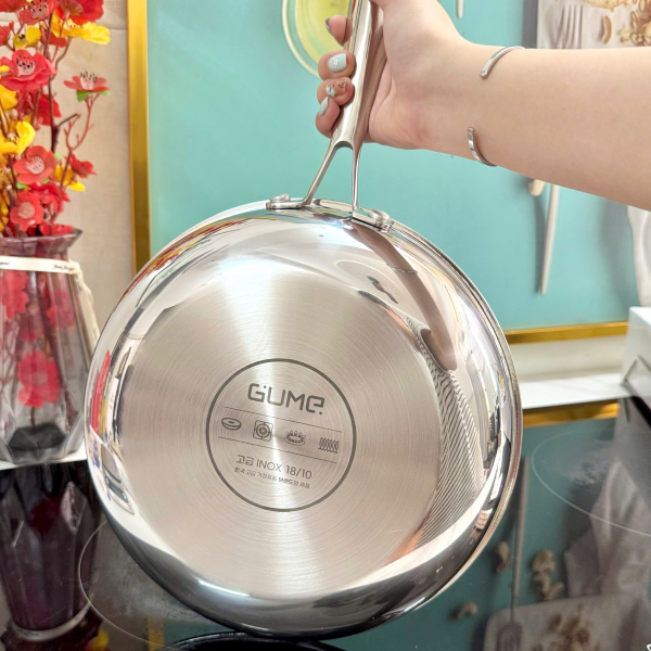 Chảo Gume Blackcube GM1324N Chống Dính Tổ Ong 24cm