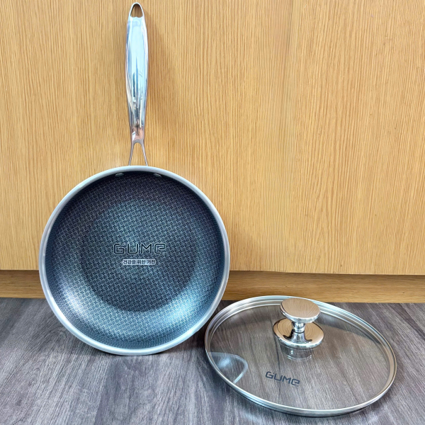 Chảo Gume Blackcube GM1324N Chống Dính Tổ Ong 24cm