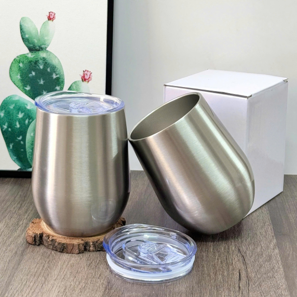 Ly trứng giữ nhiệt inox 304 cao cấp dáng bầu 360ml