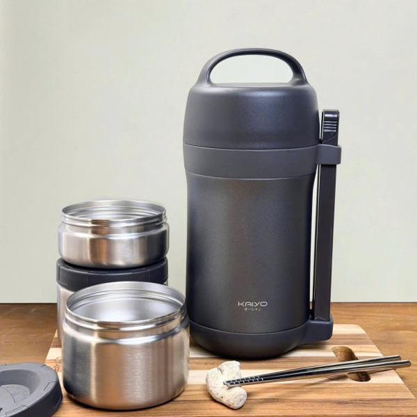 Hộp Cơm Giữ Nhiệt Inox 304 Kaiyo 1600ml