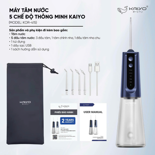 Máy Tăm Nước Kaiyo KOR-415