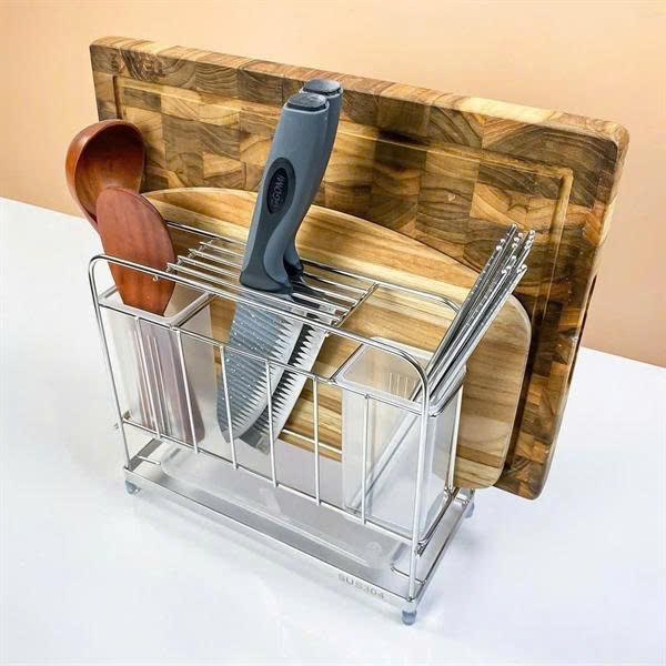 KỆ GÀI DAO THỚT DOZZI DÁN NANO