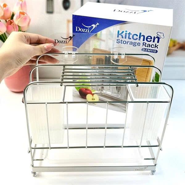 KỆ GÀI DAO THỚT DOZZI DÁN NANO