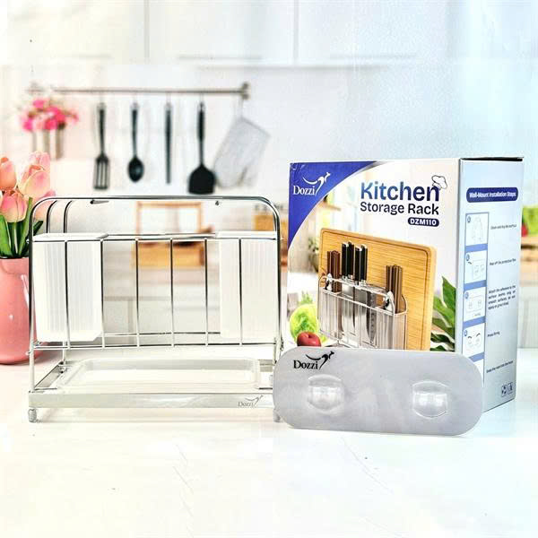 KỆ GÀI DAO THỚT DOZZI DÁN NANO