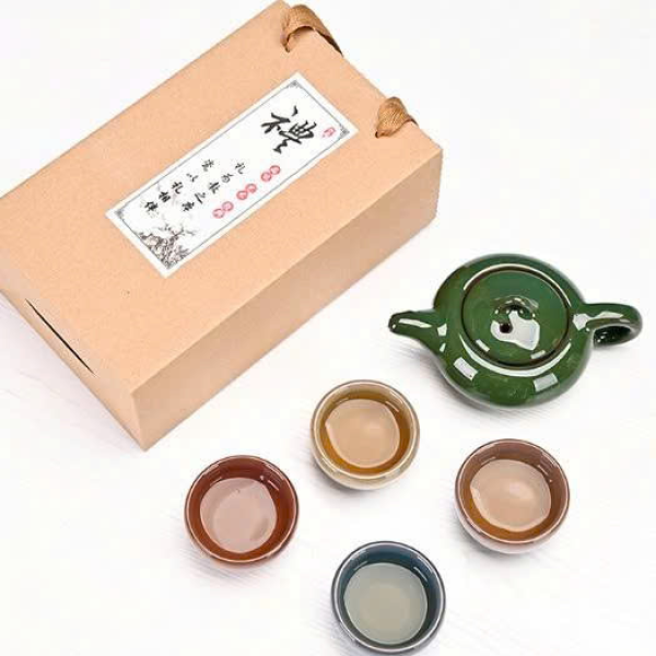 Bộ Trà Sứ Men Rạn Cao Cấp