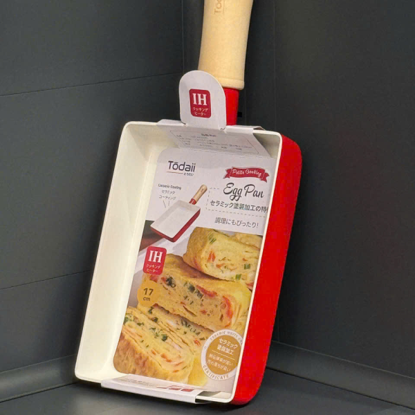 Bộ Chảo Quánh Mini Chống Dính Ceramic Cán Gỗ Todaii Nhật Bản 