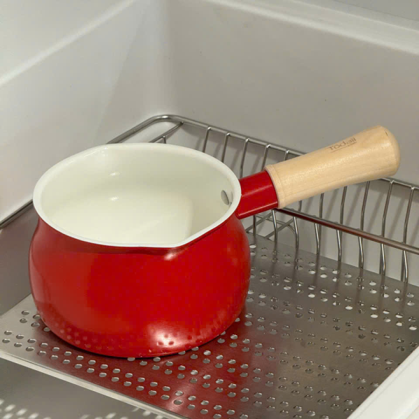 Bộ Chảo Quánh Mini Chống Dính Ceramic Cán Gỗ Todaii Nhật Bản 