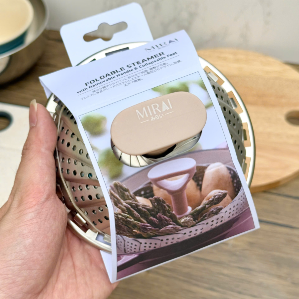 Vỉ Hấp Inox 304 Có Tay Cầm Chống Nóng Mirai