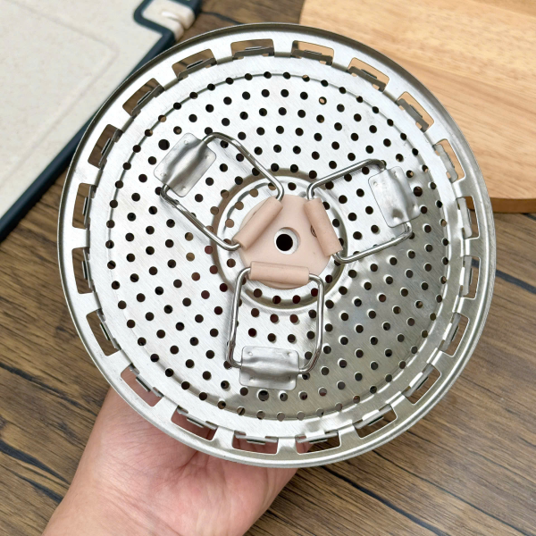 Vỉ Hấp Inox 304 Có Tay Cầm Chống Nóng Mirai