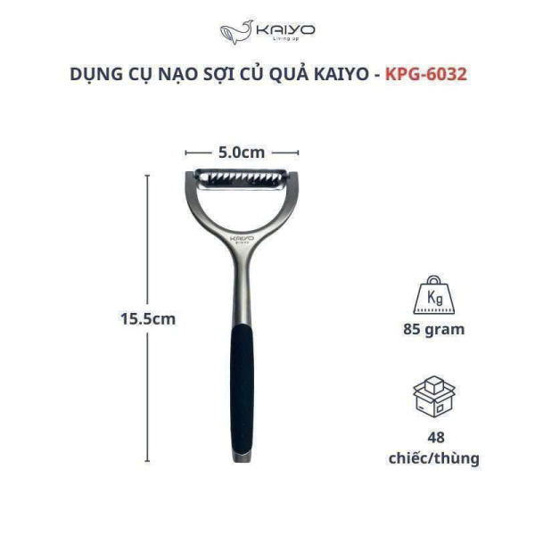DỤNG CỤ NẠO VỎ & NẠO SỢI CỦ QUẢ KAIYO