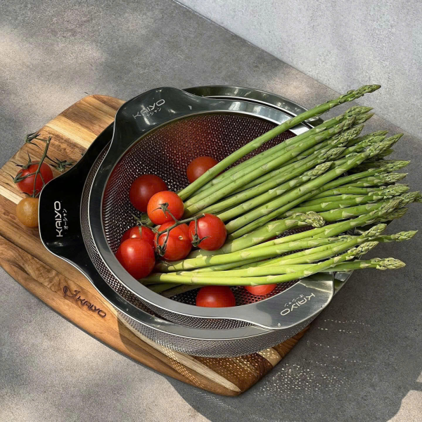 Bộ Tô Rổ Inox Kaiyo  20cm & 24cm