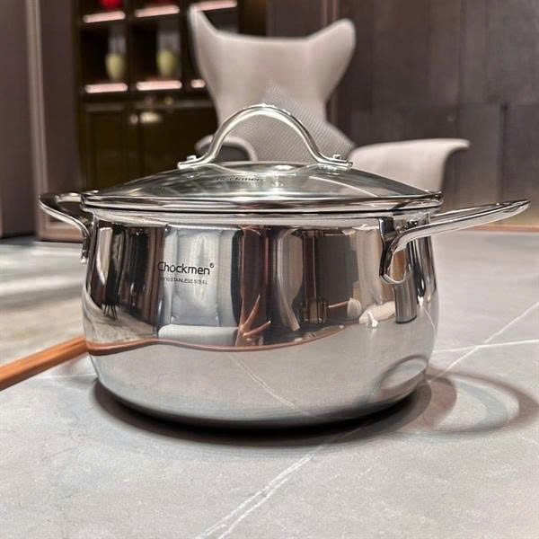 Nồi Inox Chockmen Đúc Liền Nguyên Khối Size 20cm CKM26