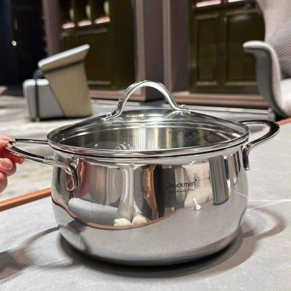 Nồi Inox Chockmen Đúc Liền Nguyên Khối Size 20cm CKM26
