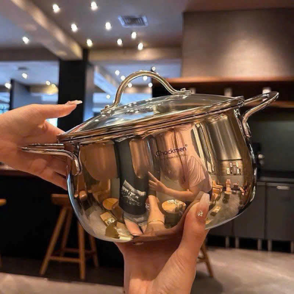 Nồi Inox Chockmen Đúc Liền Nguyên Khối Size 20cm CKM26