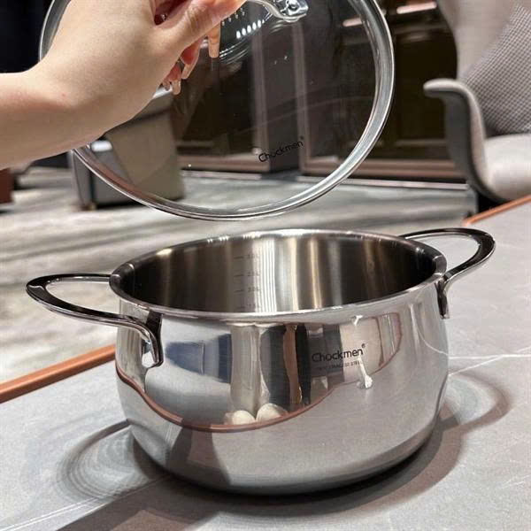 Nồi Inox Chockmen Đúc Liền Nguyên Khối Size 20cm CKM26