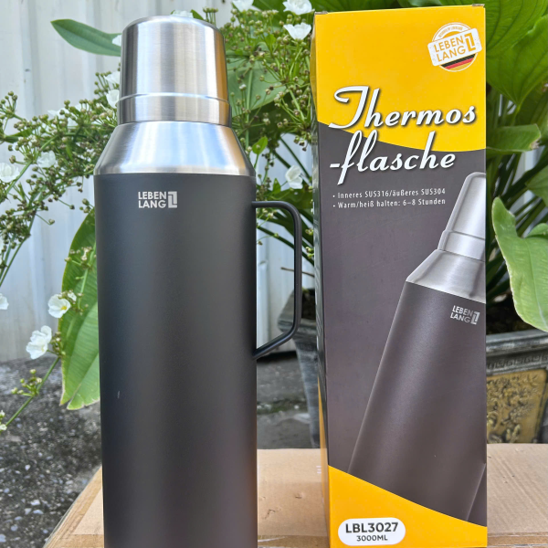 Bình Giữ Nhiệt Inox 304 Lebenlang LBL3027 Dung Tích 3000ml, Kèm Lõi Lọc Trà